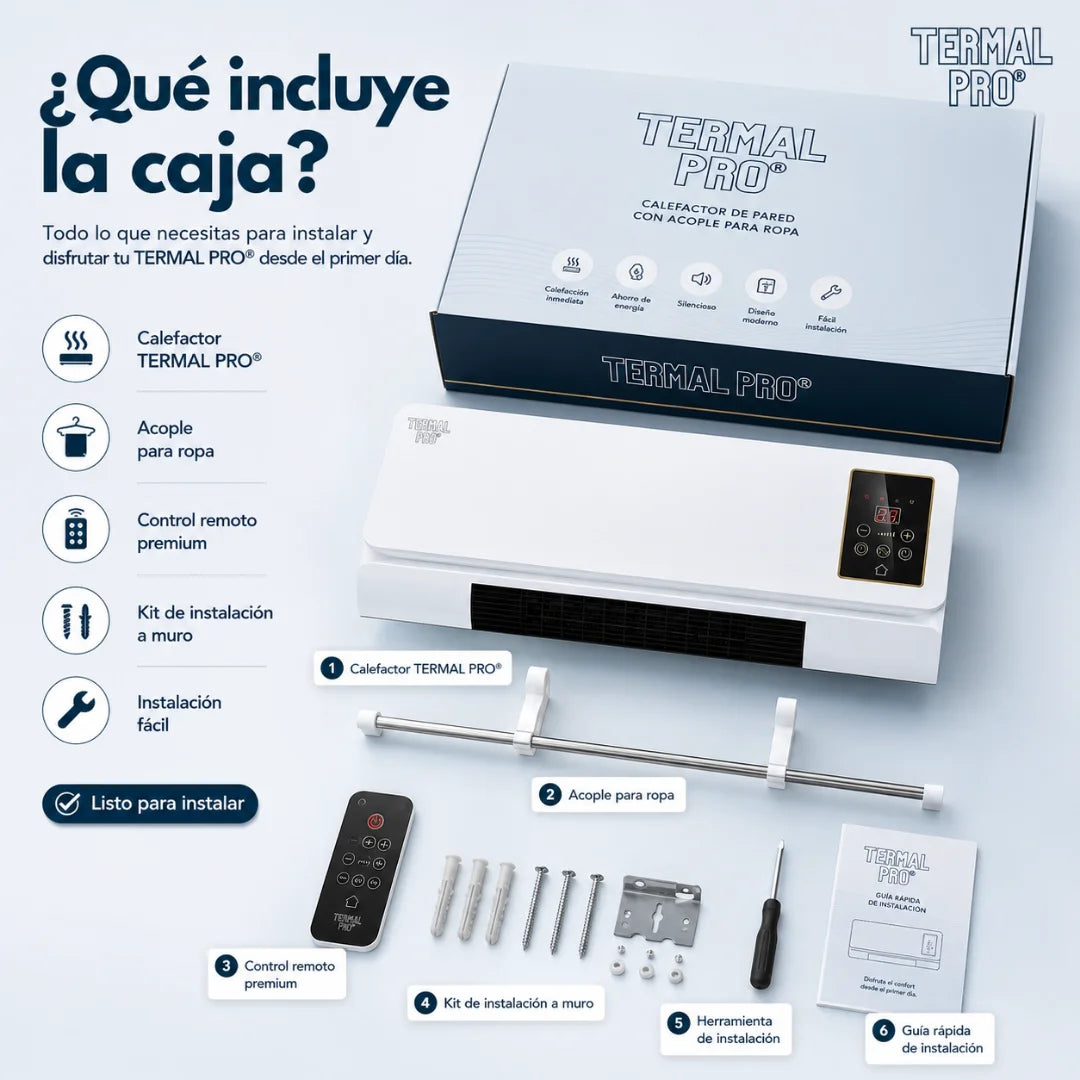 TermalPro® Aire Acondicionado Portátil 2 en 1 — No Más Frío Este Invierno.