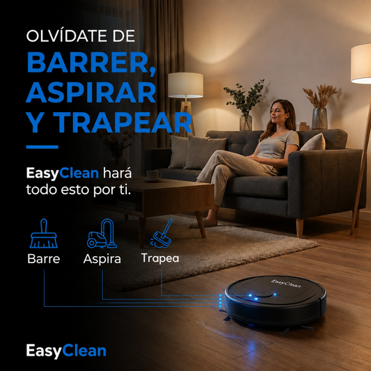 EASYCLEAN™ — ROBOT INTELIGENTE QUE LIMPIA TUS PISOS AUTOMÁTICAMENTE