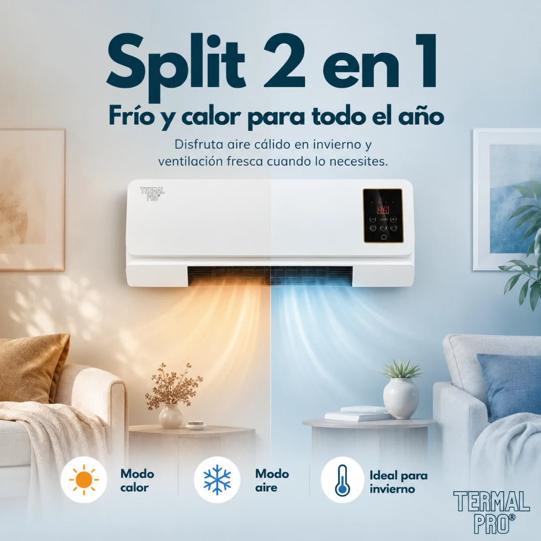 TermalPro® Aire Acondicionado Portátil 2 en 1 — No Más Frío Este Invierno.