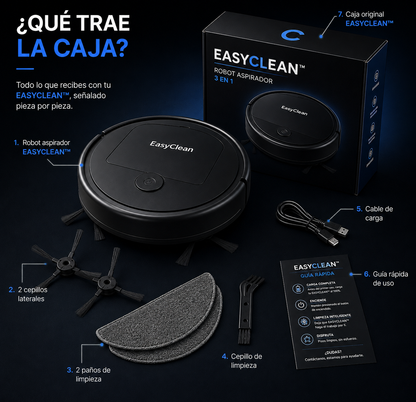 EASYCLEAN™ — ROBOT INTELIGENTE QUE LIMPIA TUS PISOS AUTOMÁTICAMENTE