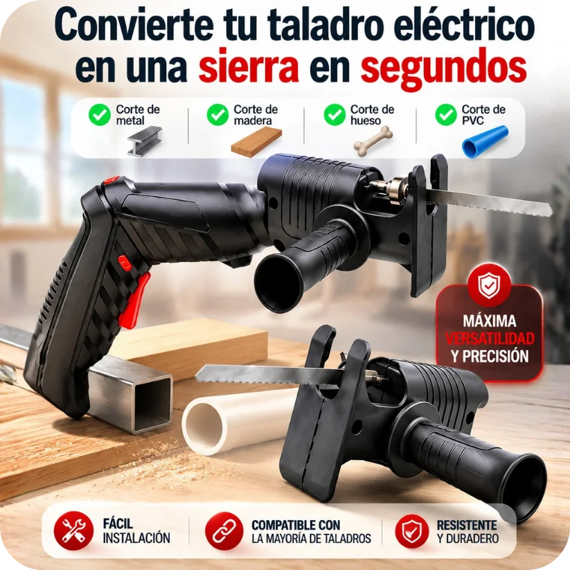 Sierra Caladora Adaptable para Taladro