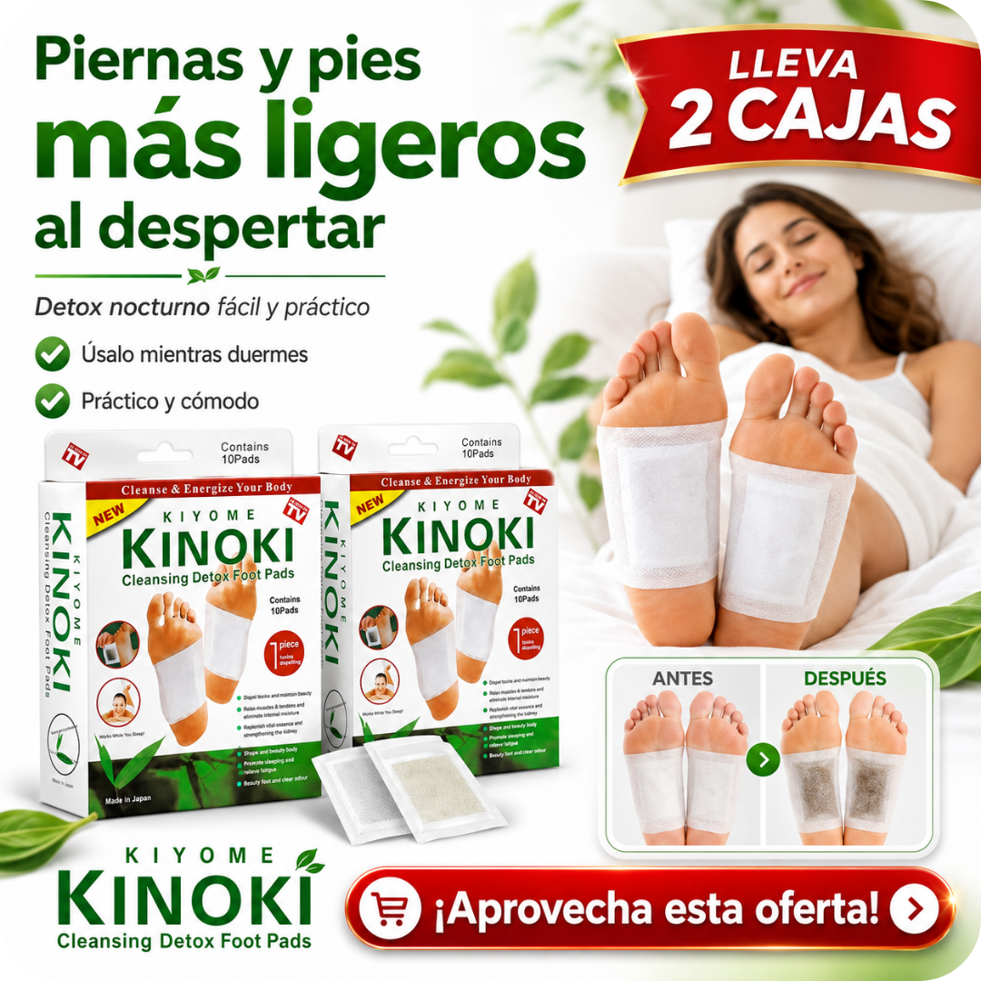 Parches Kinoki Desintoxicación